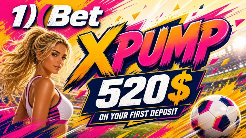 1XBET promo code XPUMP gives new players a $520 welcome bonus on the first deposit
